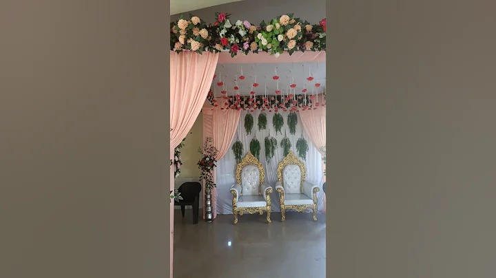 Best flower decoration decoration idea wedding flower decoration mandap decoration #shorts #wedding