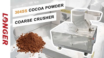 304 SS Cocoa Oil Cake Crushing Machine for Making [Cocoa Powder]