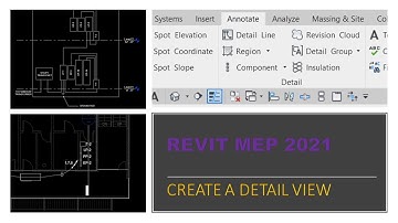 REVIT MEP 2021 - STEP BY STEP TUTORIAL 23 - HOW TO CREATE A DETAIL VIEW