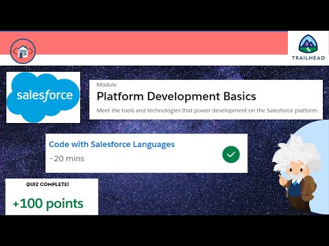 SalesForce TRAILHEAD | Code with Salesforce Languages | Platform Development Basics