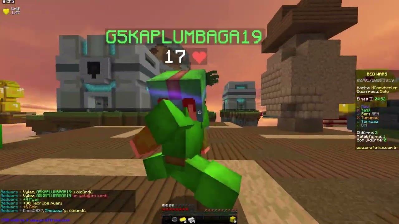 CraftRise Minecraft BAT & Regedit & G300s Ayar Sekmeme