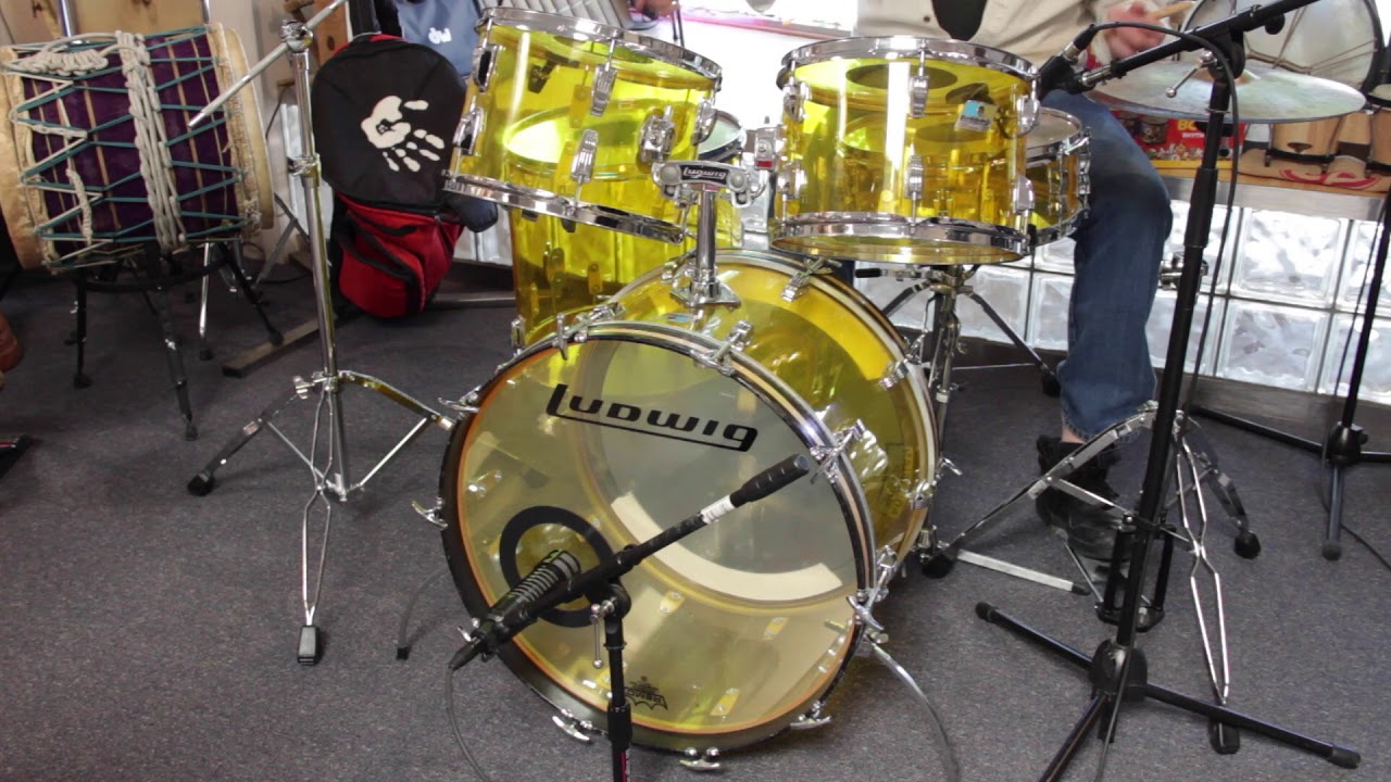 vistalite drum set