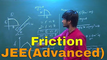 Friction || Very Important for JEE(Advanced) | IIT JEE Problems || By-Kartikey Sir(IIT BHU)