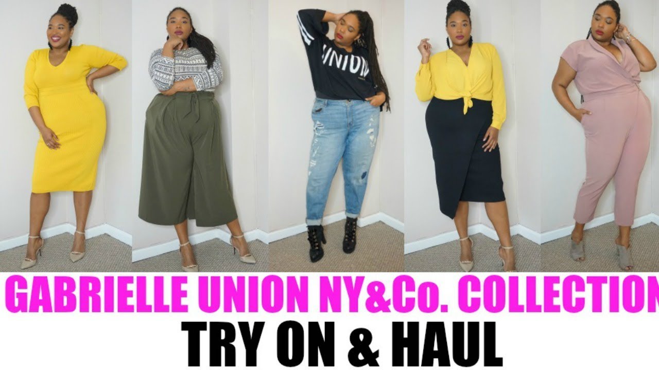 GABRIELLE UNION NY&CO. COLLECTION| PLUS SIZE FASHION - YouTube