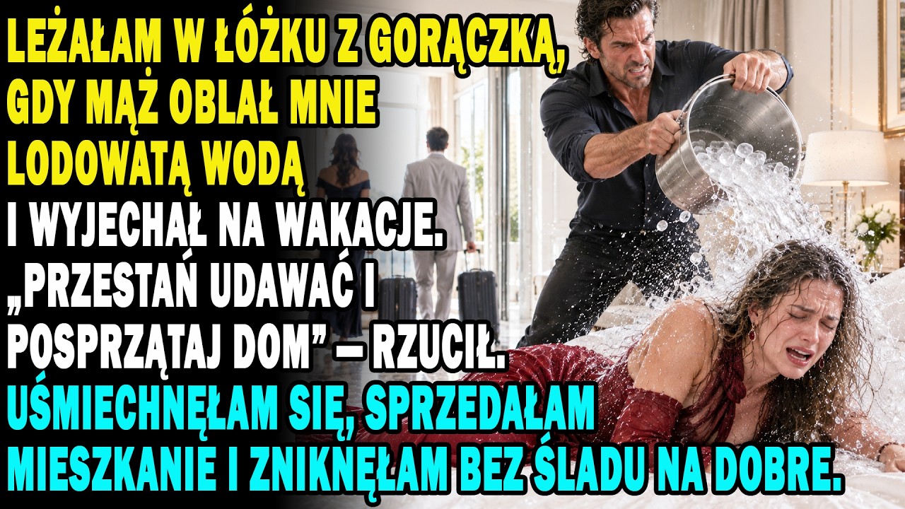 „Wstań, wytrzyj podłogę i doprowadź dom do porządku, zanim wrócimy. Jeśli znów zastanę cię w takim stanie, rozmowa będzie bardzo krótka.” Te słowa usłyszałam, leżąc w kałuży lodowatej wody, którą...