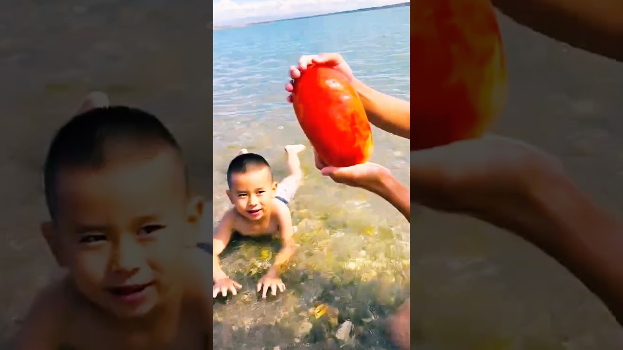 The red shiny stone is found on the river bank🛑🌊