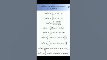 Powers of trigonometry functions #maths #mathematicalsymbols #trendingshort #shortsfeed #mathematics
