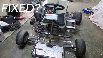 Is the HOMEMADE CAR ALTERNATOR GO KART back!? Maybe is fixed? Part 13 DIY electric go kart
