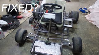 Is the HOMEMADE CAR ALTERNATOR GO KART back!? Maybe is fixed? Part 13 DIY electric go kart by Overbuilt By Henry 5,048 views 4 years ago 7 minutes, 15 seconds