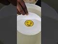 Happy emoji 🥳 on plate 🍽️ using magic ✨✨ pen,#trending #viral #shorts