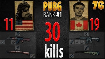 PUBG Rank 1 - DrDisRespect & Shroud 30 kills DUO - 1st person PLAYERUNKNOWN