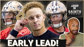 QB BATTLE: New Orleans Saints' Spencer Rattler LEADS Early, Tyler Shough Nips At His Heels In Camp