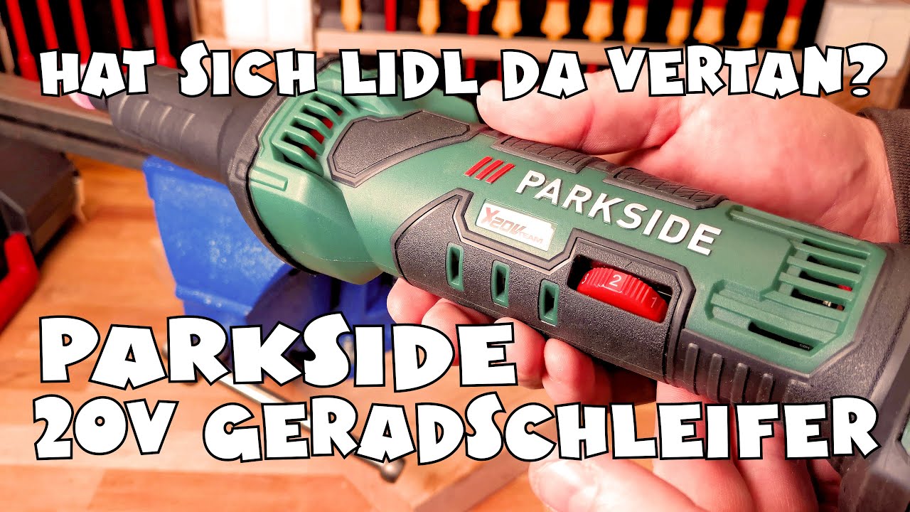 YouTube V PGSA Akku-Geradschleifer A1 PARKSIDE® 20-Li - 20