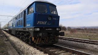 PIMK Rail Locomotive 07 086 Ahinora With Cement Freight Train At Petarch | March 2022