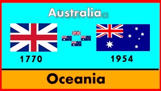 Oldest Flag Vs New Flag of Oceania | Australia | New Zealand | Flag Before Independence