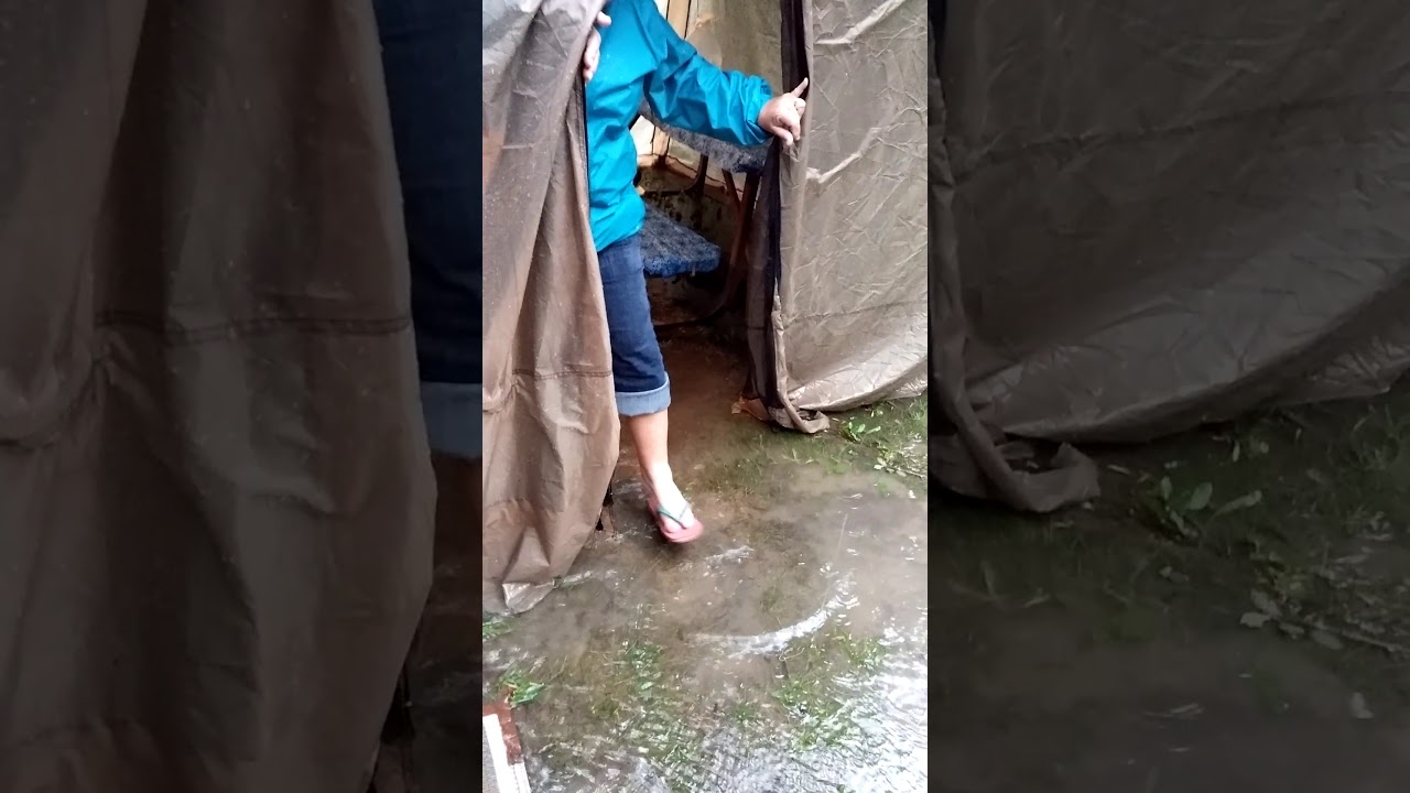 watershed Charleston Lake Provincial Park during the 'big' rain this year.