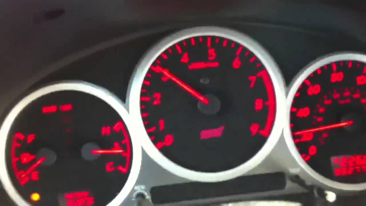 STi engine knocking noise - YouTube