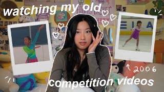 watching my old COMPETITION VIDEOS 🥺⛸️ | reacting to my figure skating videos from 2006-2010