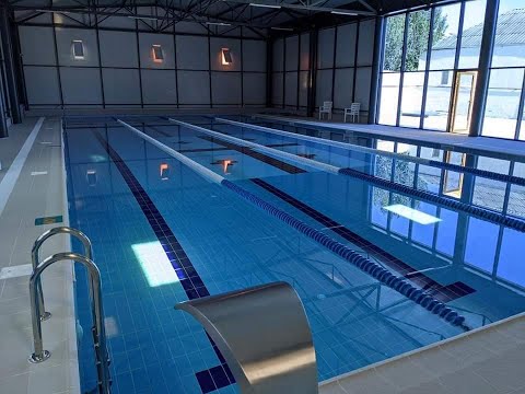 აუზის კომპლექსის ჩაბარება, ჩანჩქერი დისტანციური მართვით