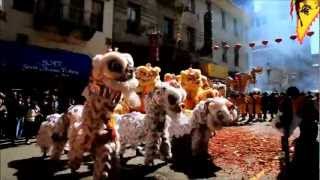 Yau Kung Moon Lion Dance-Choy Chang & Firecrackers Finale