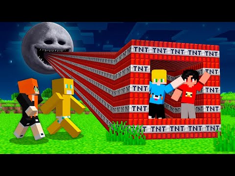 Encontrei um túnel secreto para a Lua no Minecraft