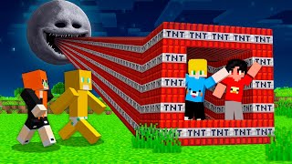 Encontrei um túnel secreto para a Lua no Minecraft