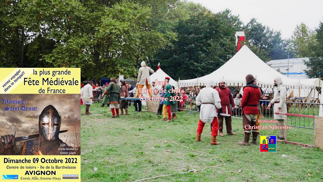 Montjoie ! StDenis ! Avignon 2022 Porter de chefs (part 5/10) YouTube