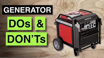 BEFORE you run a generator: mistakes that cost $$$ What you need to know!