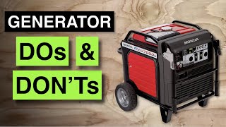 BEFORE you run a generator: mistakes that cost $$$ What you need to know!