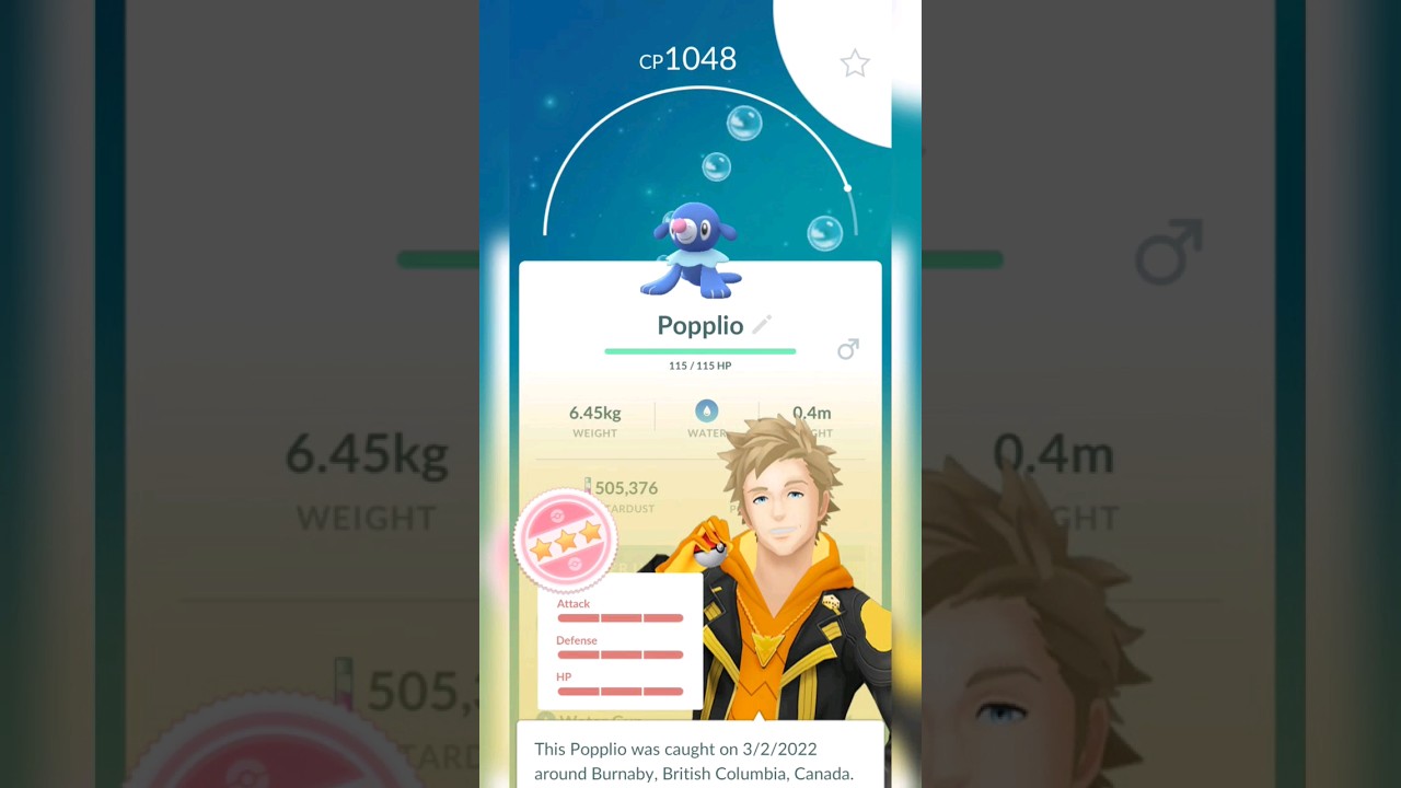 Catching HUNDO Poplio in Pokemon Go | 100IV Pokemon | Hundo Alolan Pokemon 