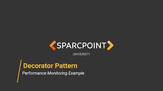 Decorator Pattern in C# | Performance Monitoring Example