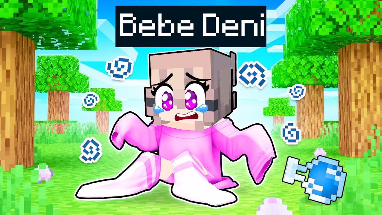 Am devenit *BEBE* in minecraft?!