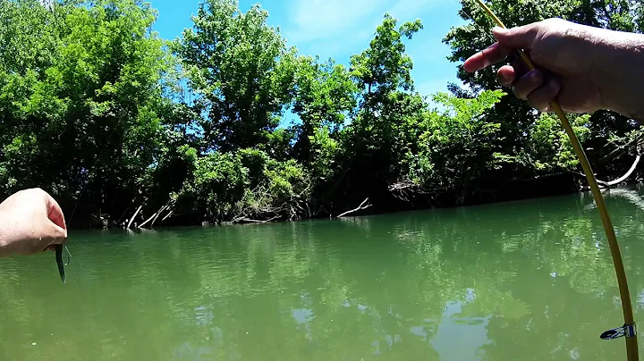 Wade Fishing the James River, Springfield, Missouri