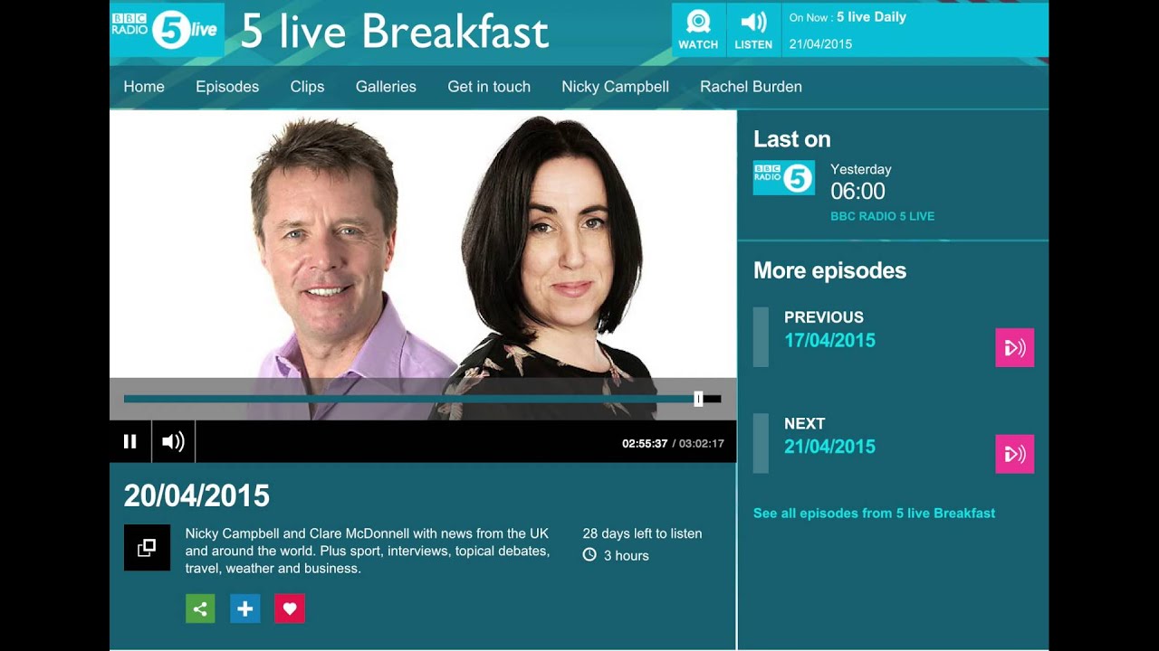 BBC 5 Live Interview. - YouTube