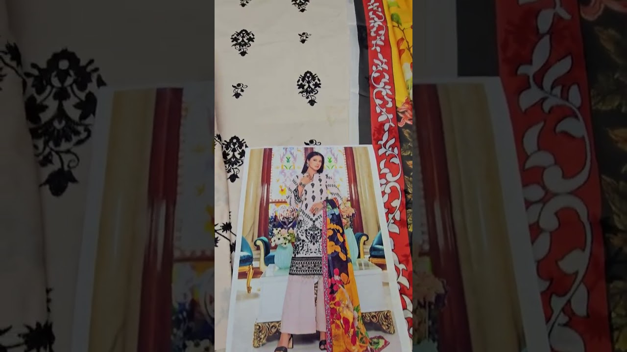 Gul Ahmed Embroidered Lawn Suits Unstitched 3 Piece GA -32 - Summer Collection