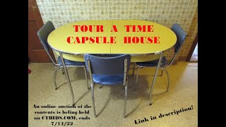 TOUR A TIME CAPSULE: 1913 Colonial filled with Mid Century and Antiques