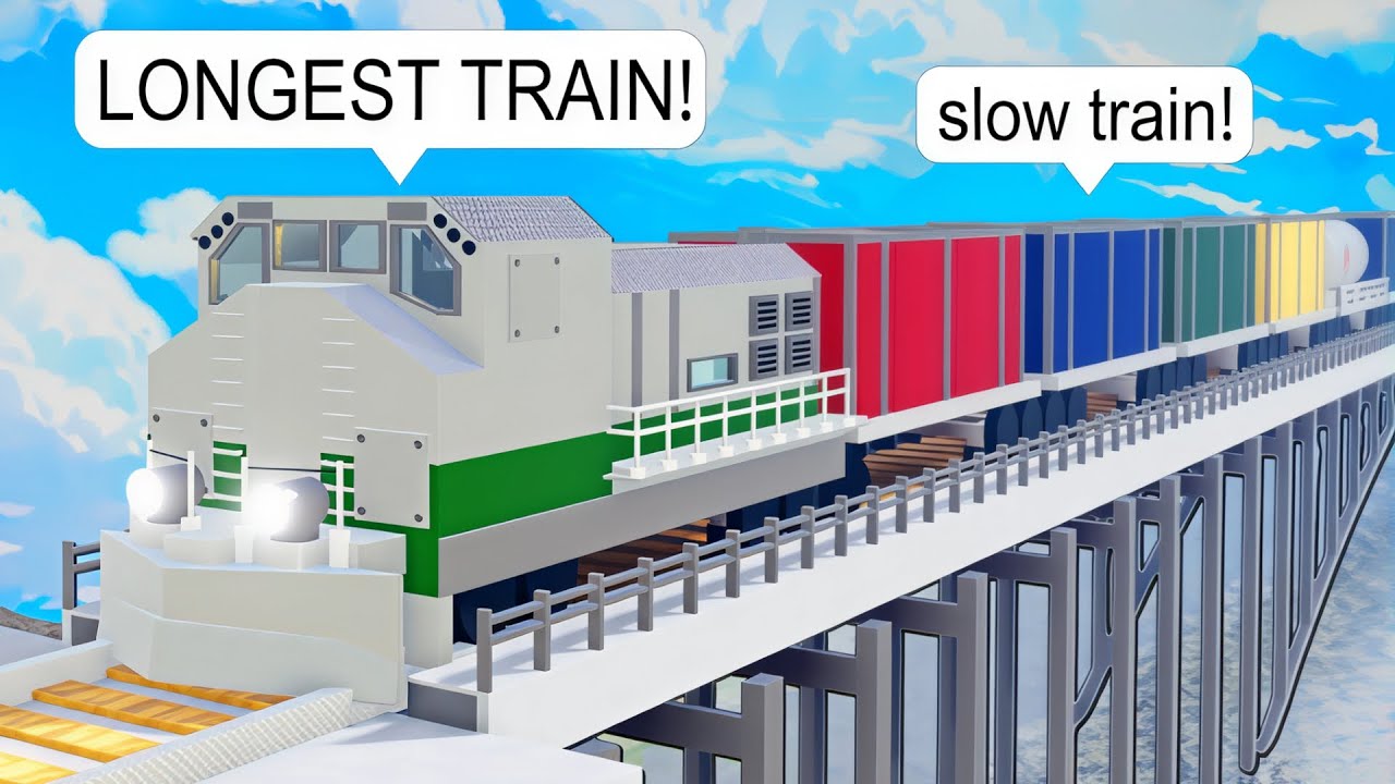 I Drive LONG Freight Train BUT the Tracks Are BROKEN