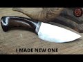MAKE BRANDE NEW KNIFE FROM OLD SAW BLADE I ONE DAY