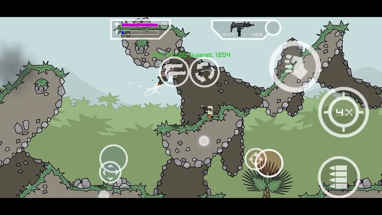 No Death challenge in mini outpost| mini militia| GB Gaming YT