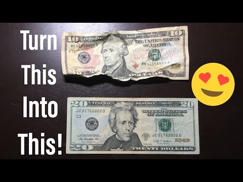 How To Make Your Bills Crisp (No Iron Needed)