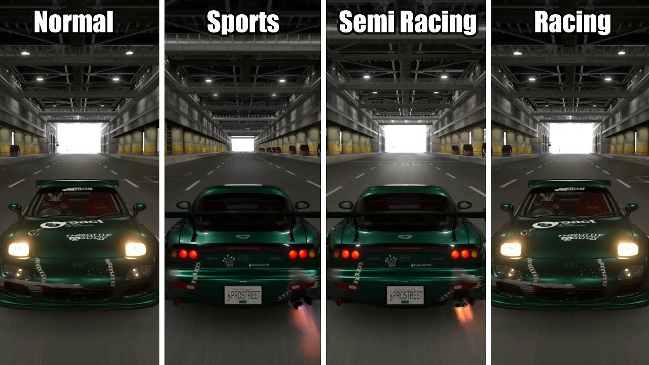 Mazda RX7 Exhaust Sound Comparison + Anti Lag Built Normal VS Sports