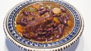 loubia algerienne / haricots rouge en sauce/ red bean in sauce