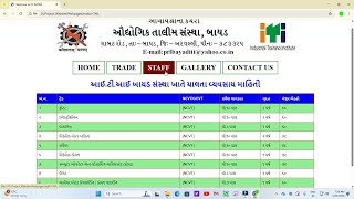 #P120 : COPA : Develop a Web Project using HTML, CSS, JS for ITI | આઈ.ટી.આઈ. માટે વેબસાઈટ બનાવો