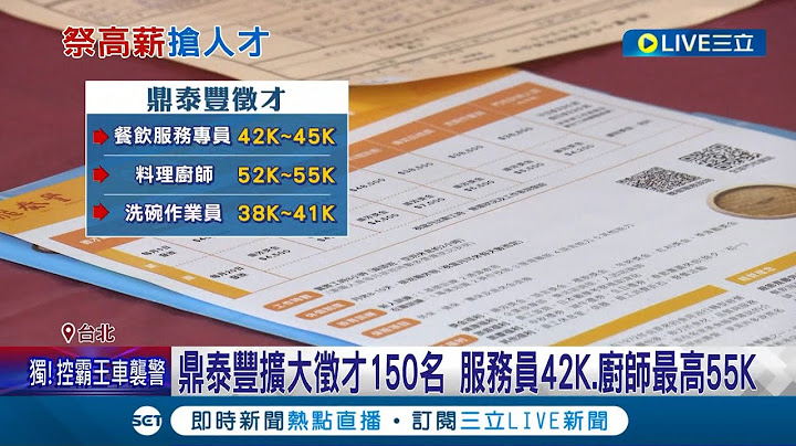 一年一度來徵才! 知名連鎖餐廳鼎泰豐擴大開出150個職缺 起薪超過四萬五千元 吸引超過200多名求職者前來求職│記者 光申鈺 黃昕晟│【LIVE大現場】20230204│三立新聞台 - 天天要聞