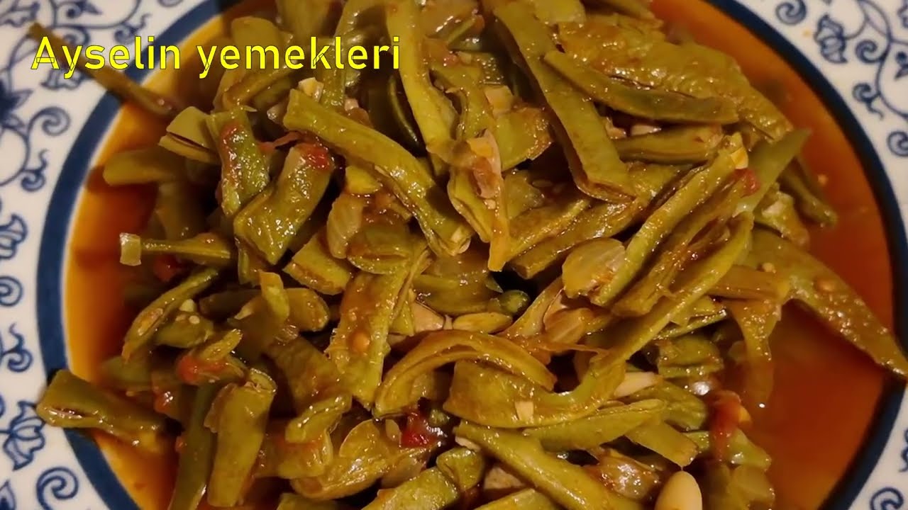 Kurutulmuş Yeşil Fasulye Yemeği Tarifi Kuru Fasulye Yemeği Tencere Yemekleri Nefis Yemek Tarifi