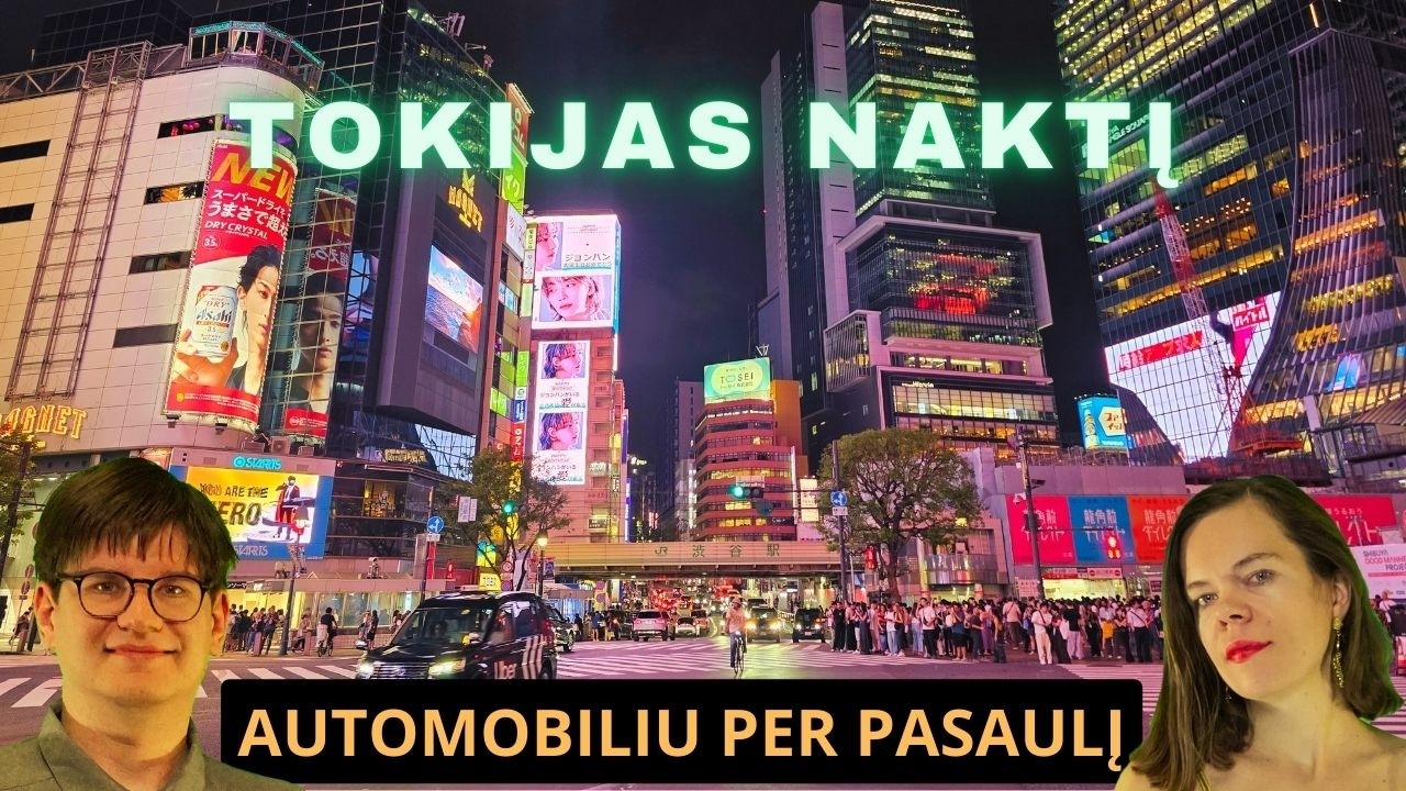 video Važiuojam per naktinį Tokiją! (kas pribloškia labiausiai?) | AŽ Automobiliu per pasaulį