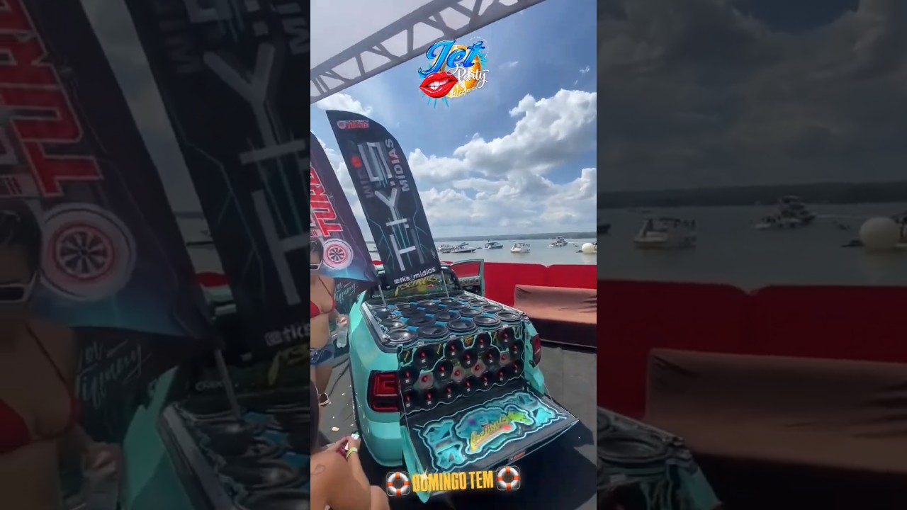 SAVEIRO REBAIXADA + RODÃO + SOM AUTOMOTIVO TOCANDO FORTE ELETROFUNK NA JET PARTY