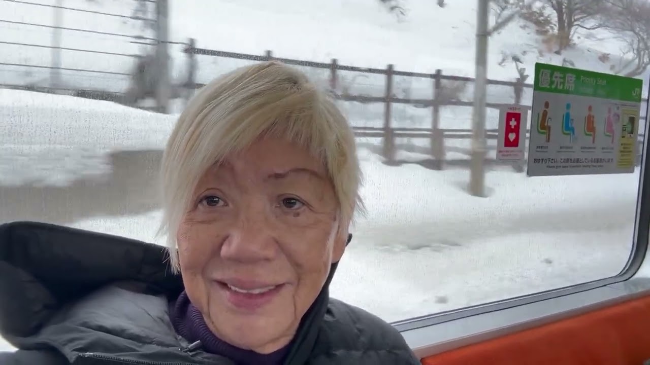 2026 Feb  18 Inside the train from Otaru to Sapporo Station 