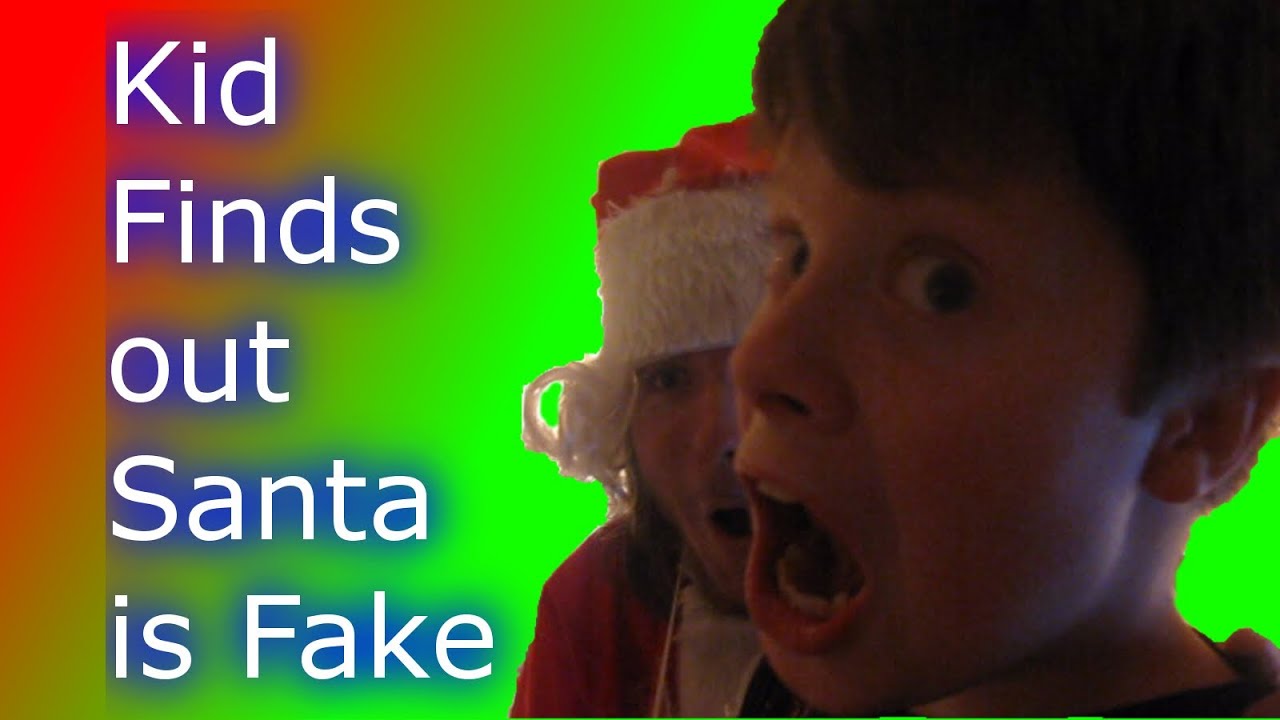 2017 Kid finds out Santa is fake watch his reaction YouTube