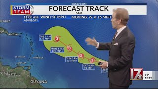 Tropical Storm Sam Forms Expected To Become Major Hurricane Over The Coming Days